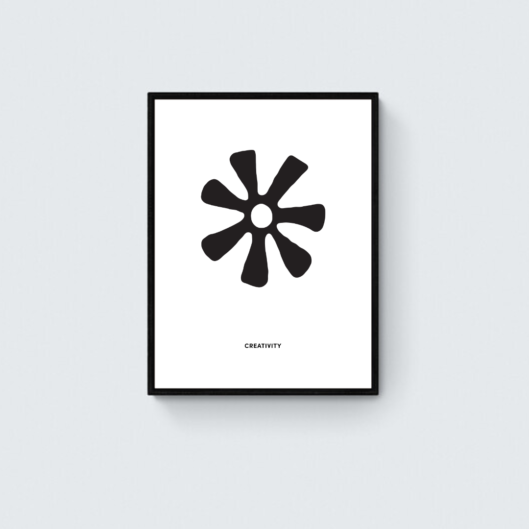 Ananse Ntontan Symbol Framed Art Print
