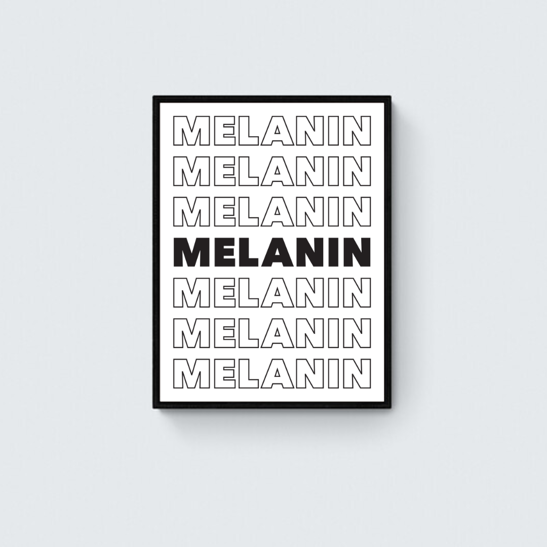 Melanin Framed Art Print