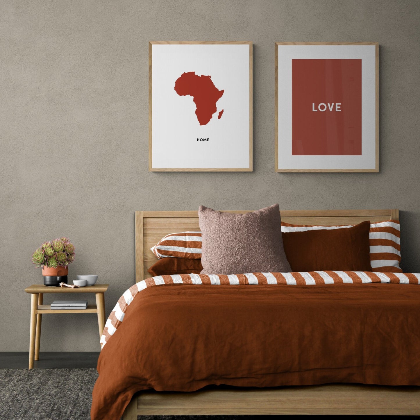 Africa Is Home Framed Art Print