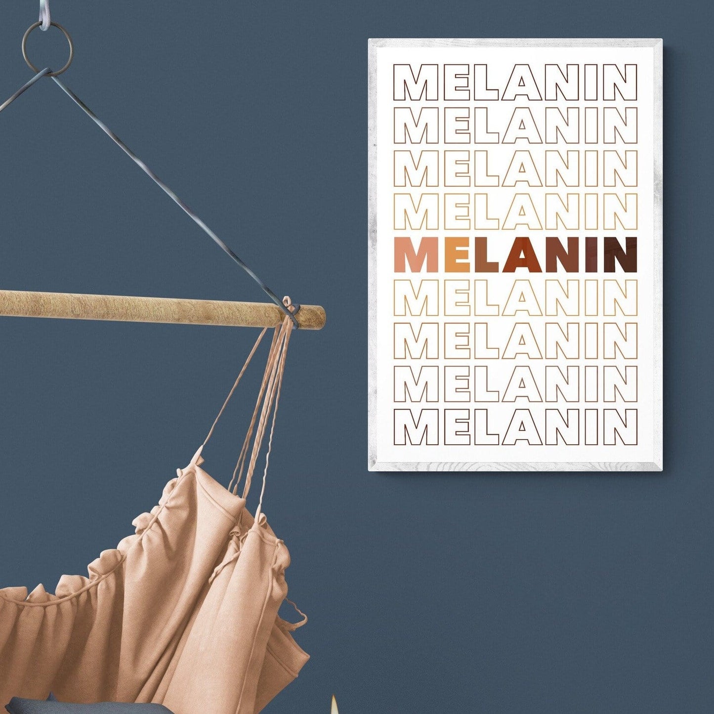 Melanin Multi-Color Framed Art Print