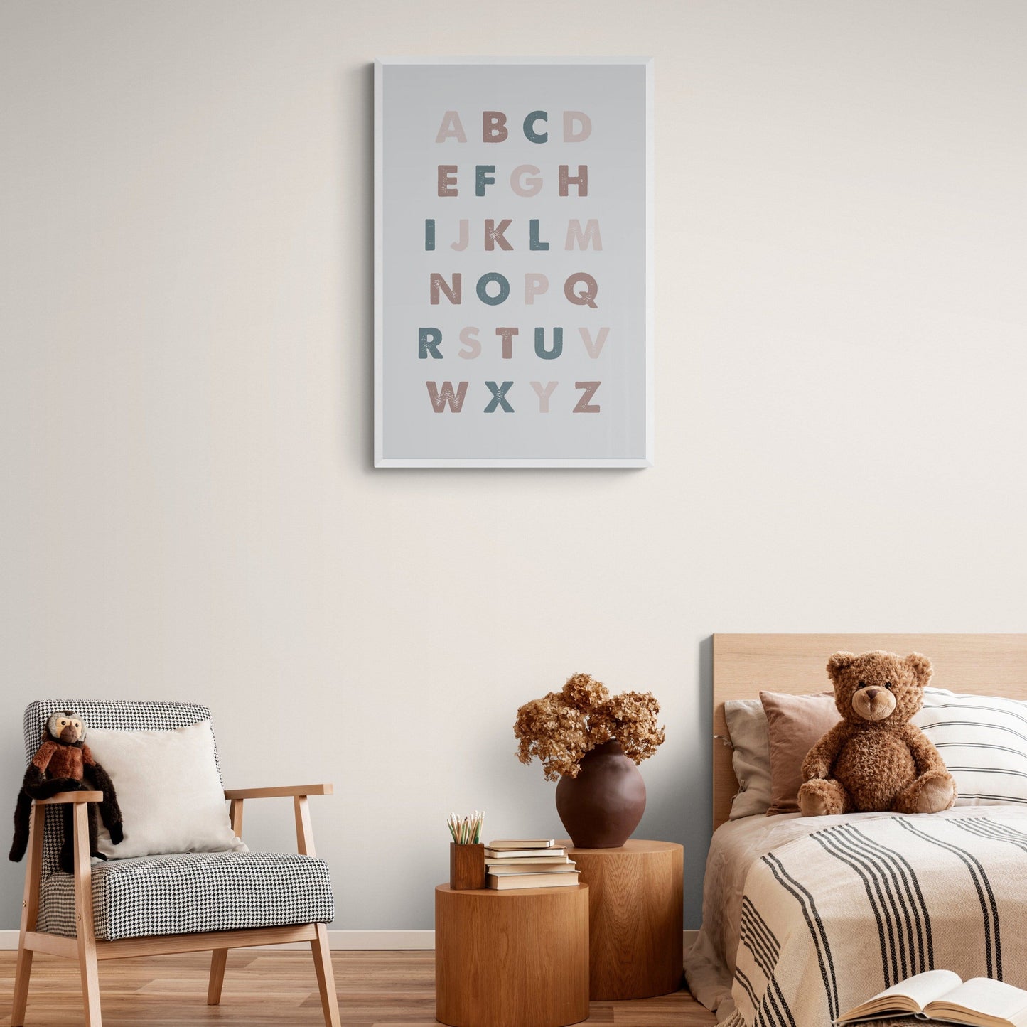 Alphabet Good Times Framed Art Print