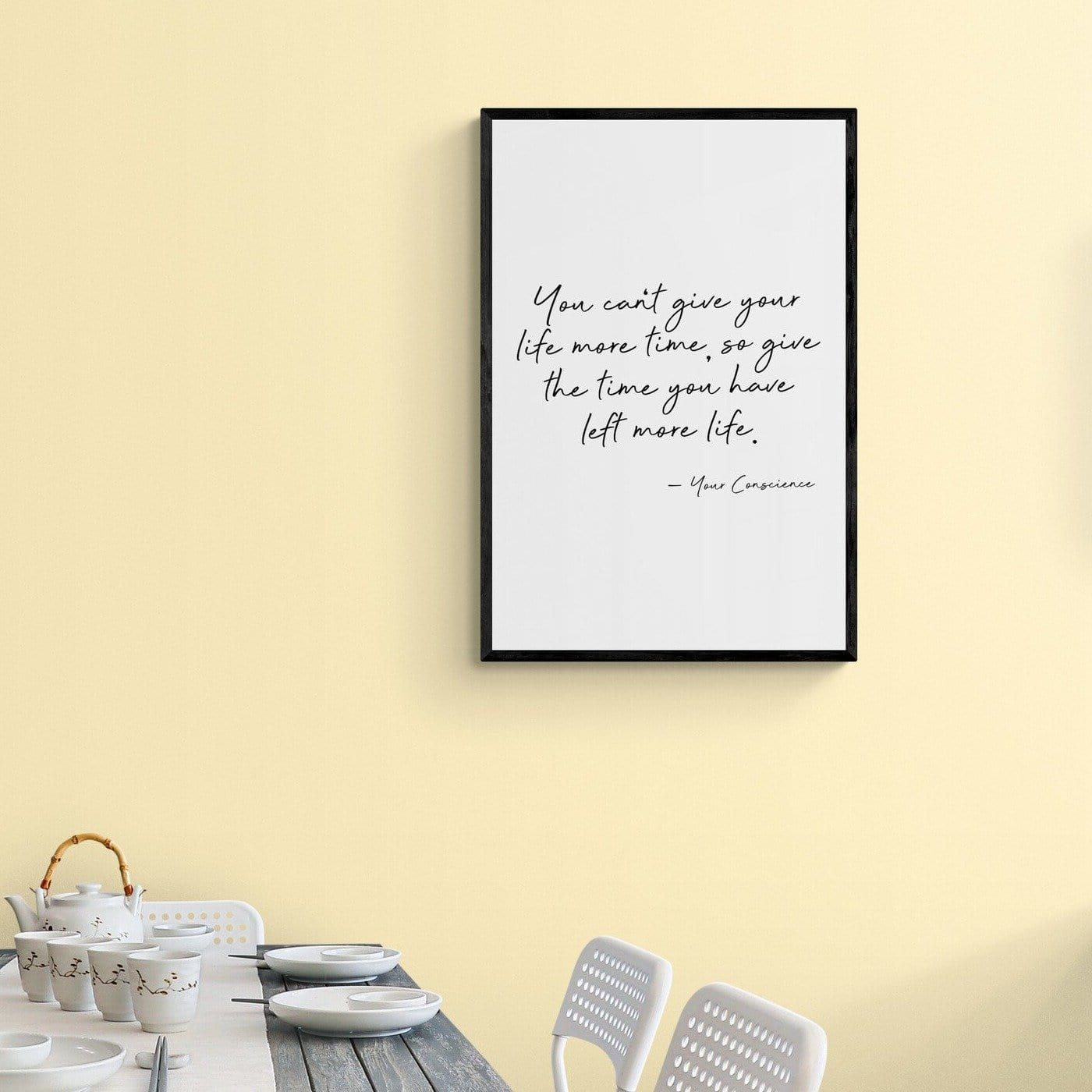 Your Conscience - Framed Poster