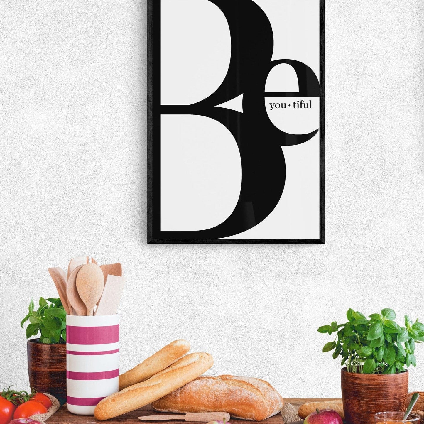 Be You Be Beautiful Framed Art Print