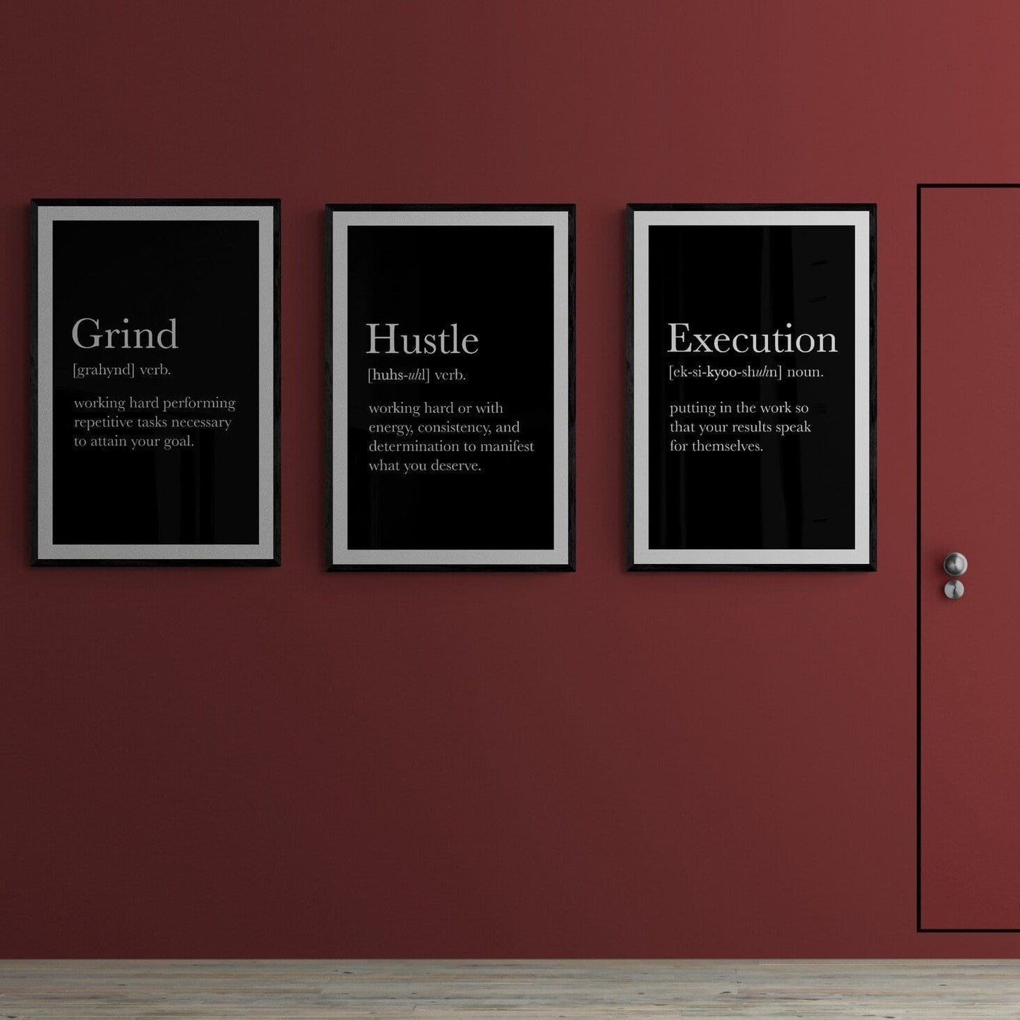 Definition - Grind Framed Art Print