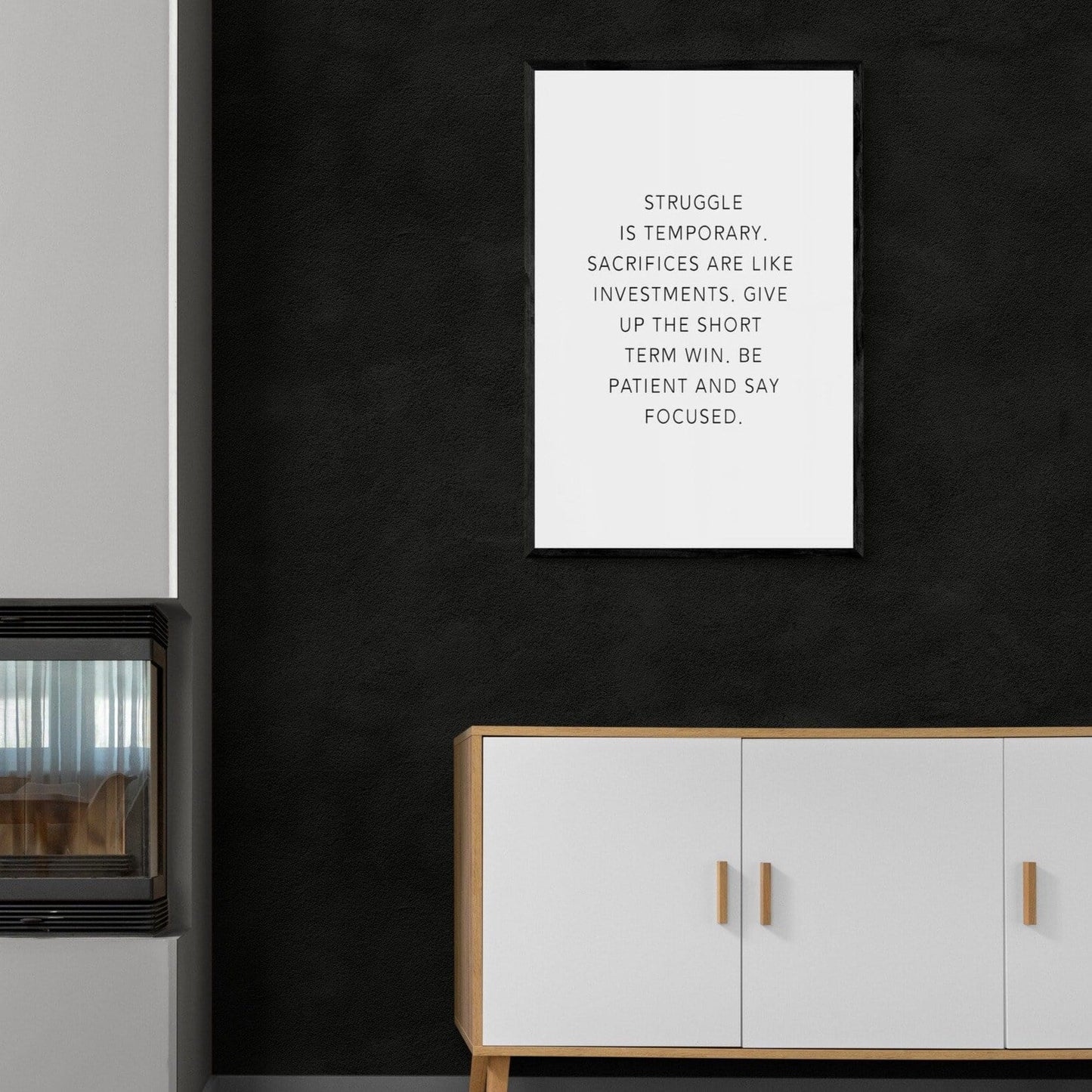 Struggle - Framed Poster