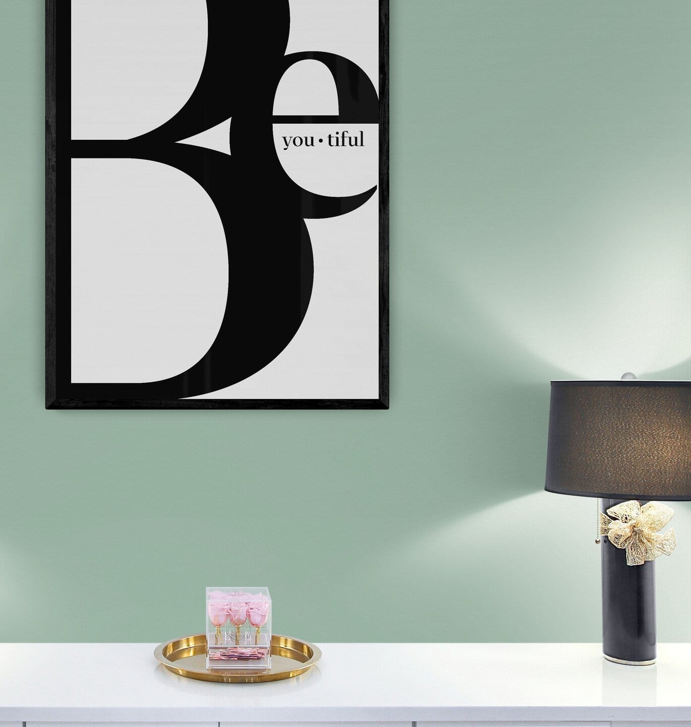 Be You Be Beautiful Framed Art Print