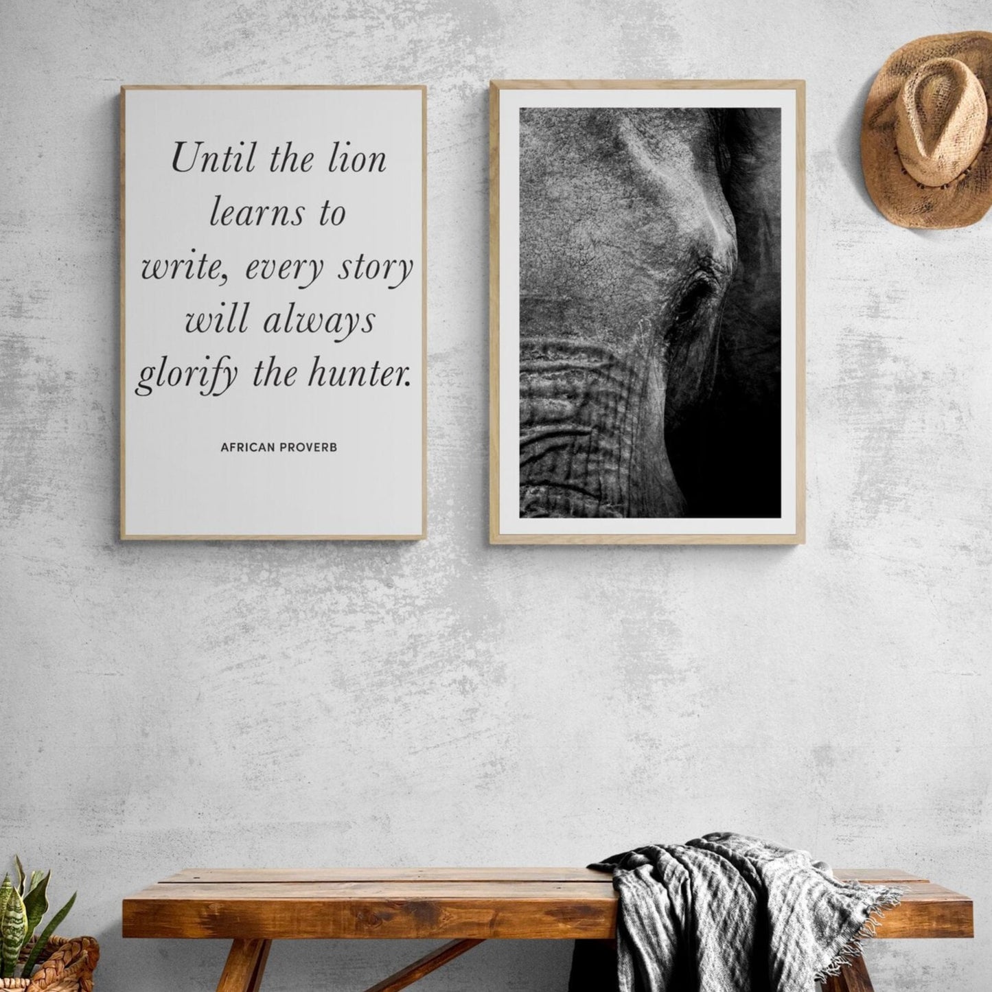 African Proverb No.3 Framed Art Print