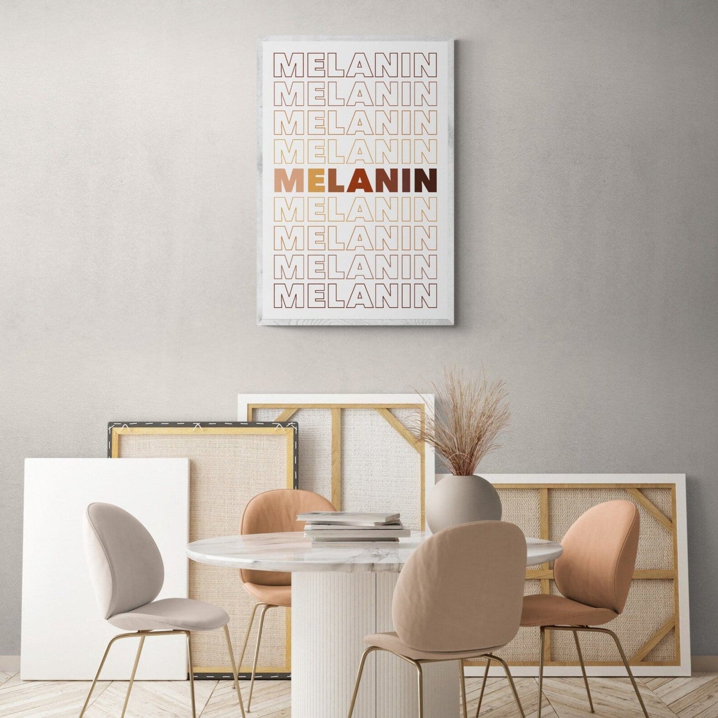 Melanin Multi-Color Framed Art Print