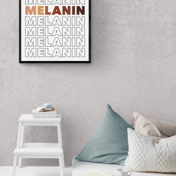 Melanin Framed Art Print