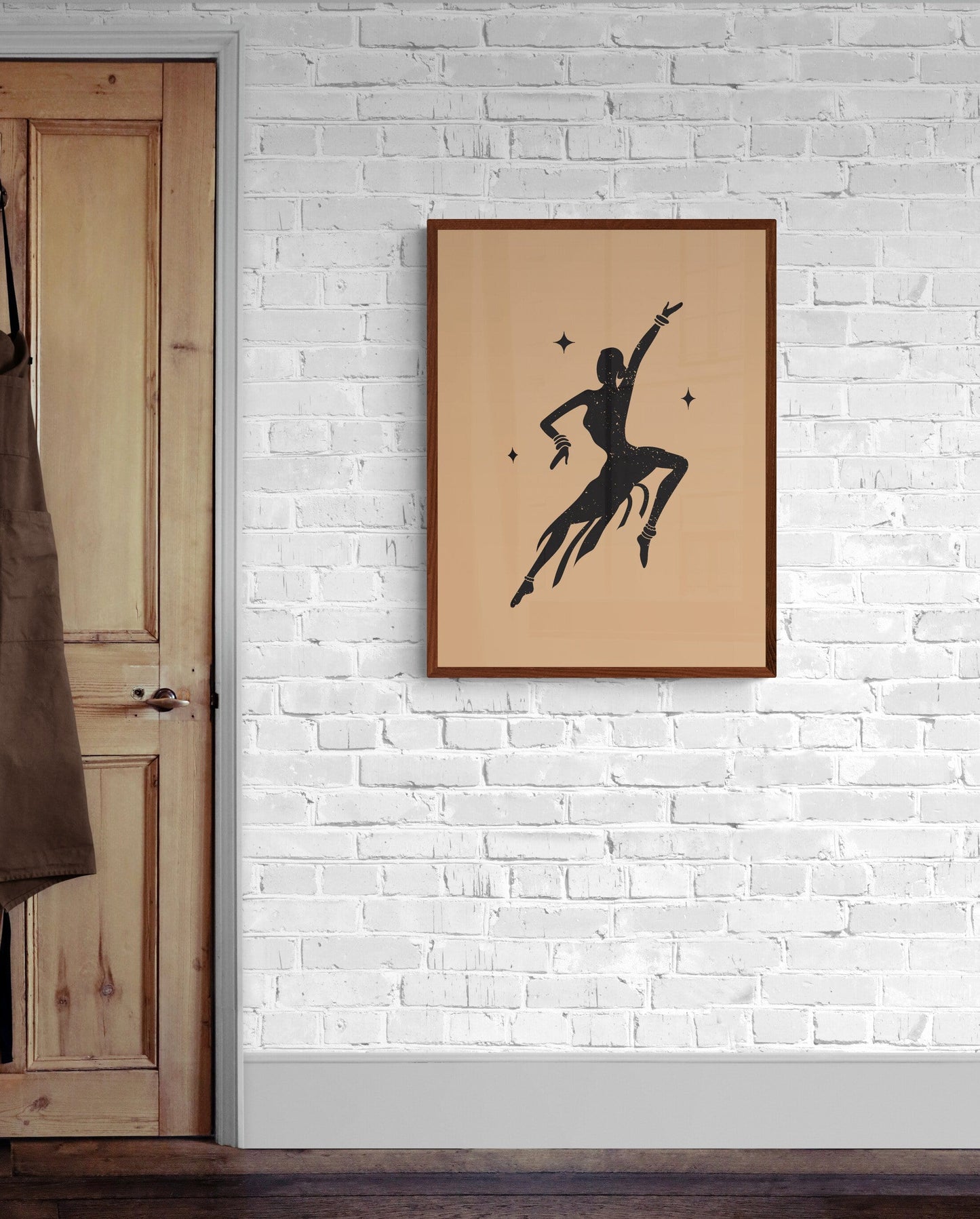 African Dancer Framed Art Print