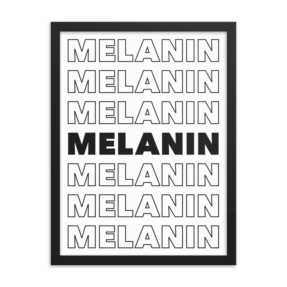 Melanin Framed Art Print
