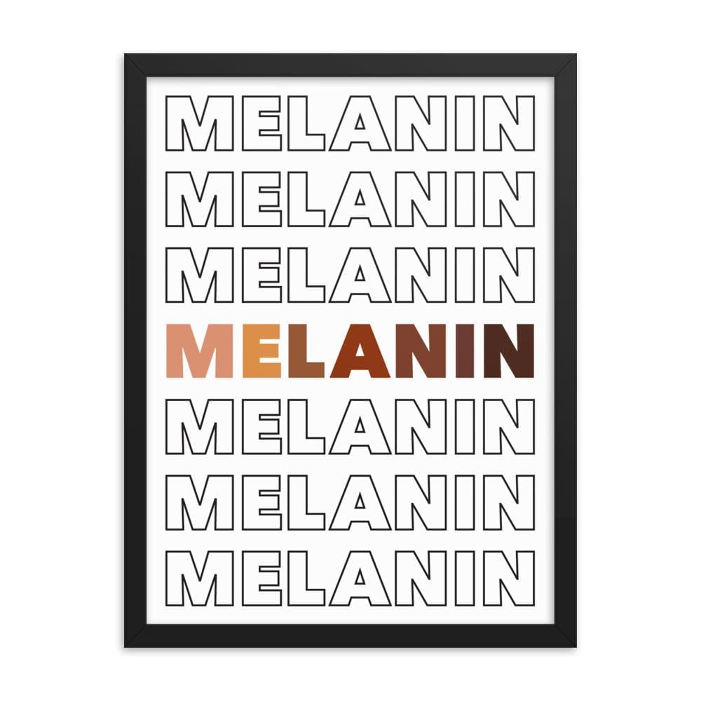 Melanin Framed Art Print