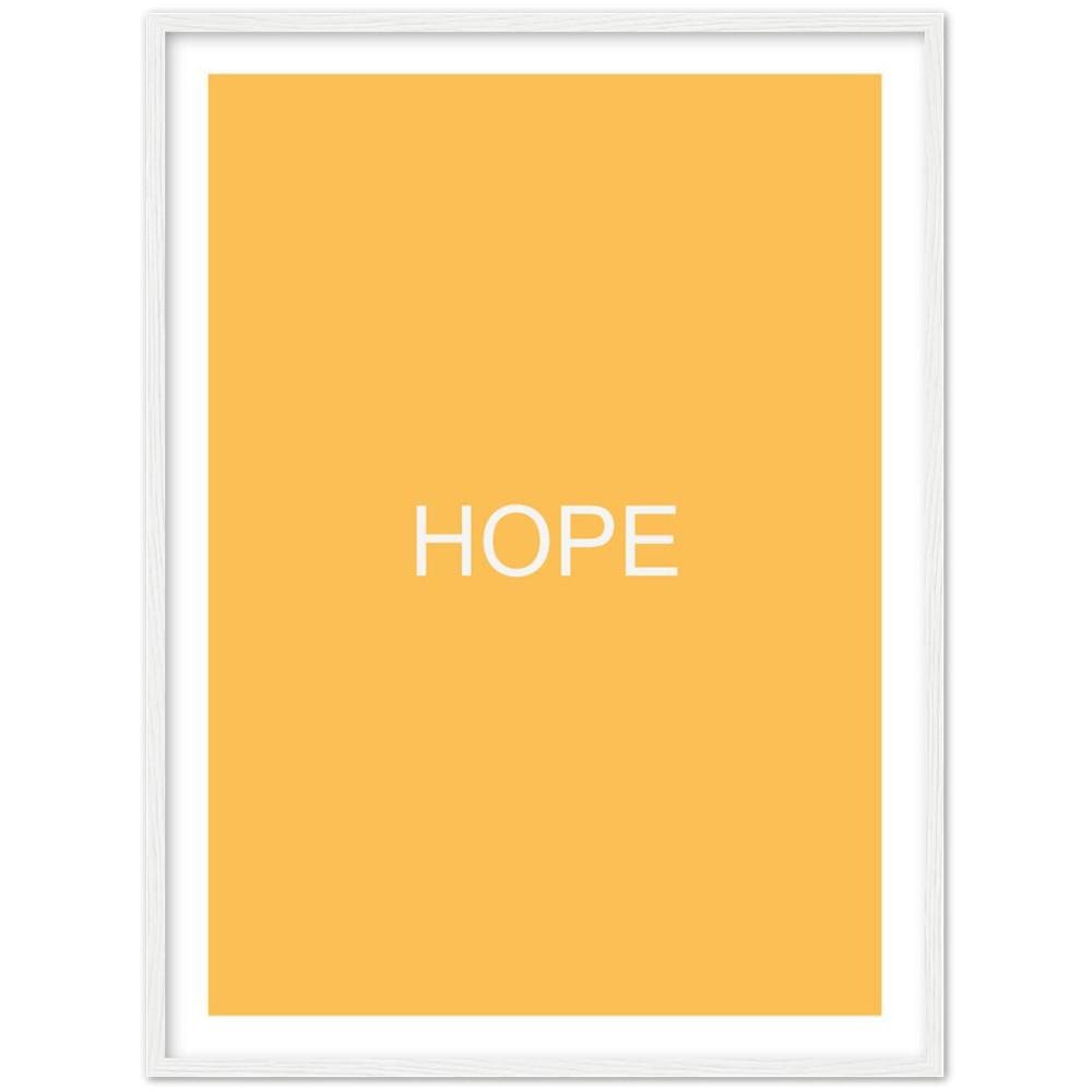 Color Block Poster: Color Maximum Yellow Red Framed Art Print