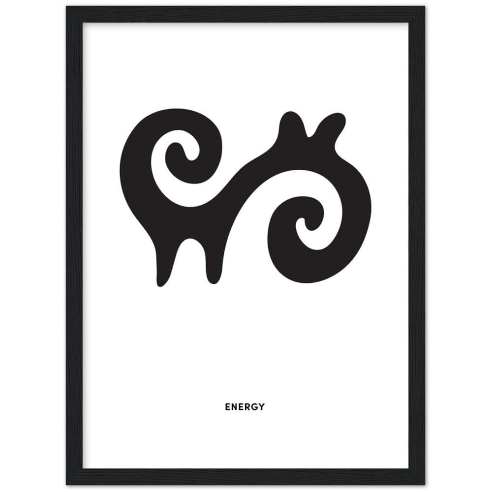 AHODEN Adinkra Symbol Framed Art Print