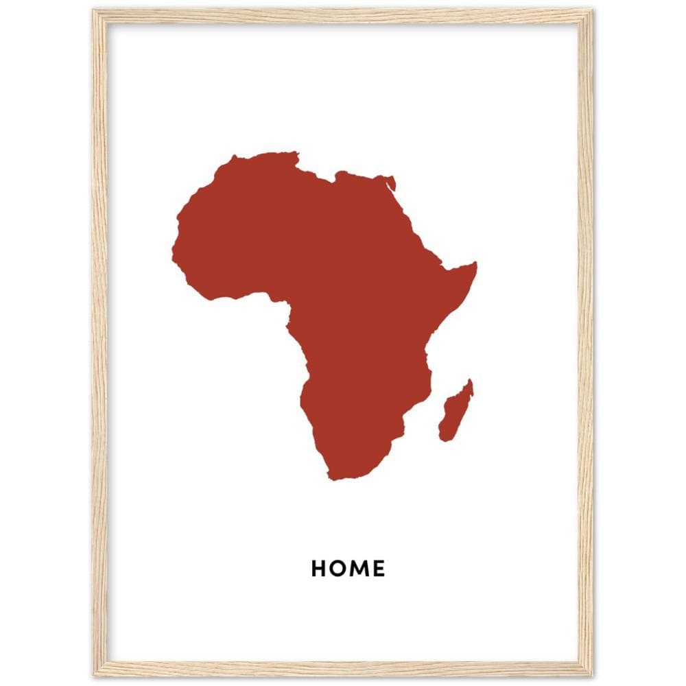 Africa Is Home Framed Art Print
