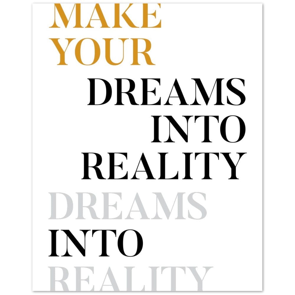 Dreams Into Reality Framed Art Print