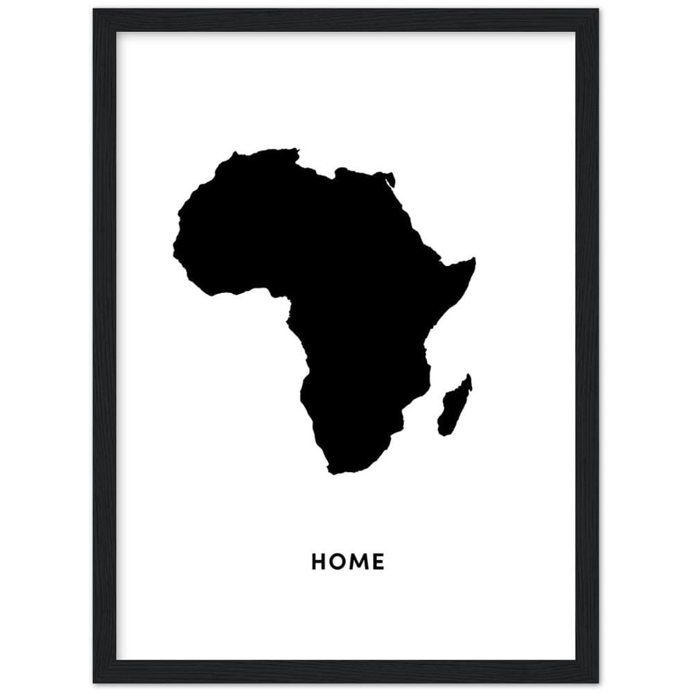 Africa Is Home Framed Art Print