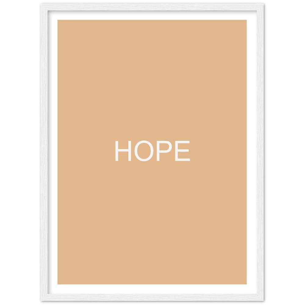Color Block Poster: Color Burlywood Framed Art Print