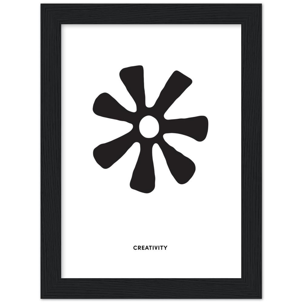 Ananse Ntontan Symbol Framed Art Print