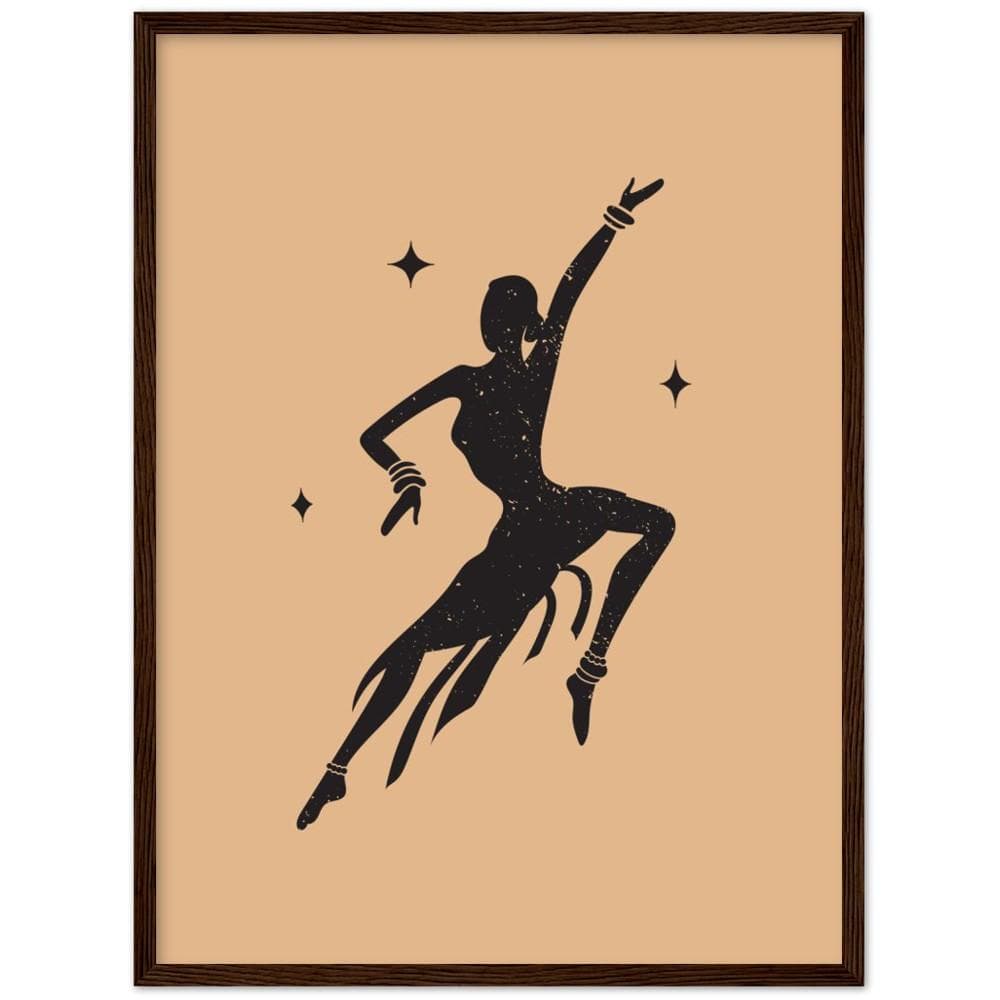 African Dancer Framed Art Print