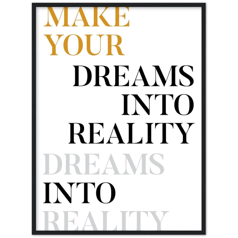 Dreams Into Reality Framed Art Print
