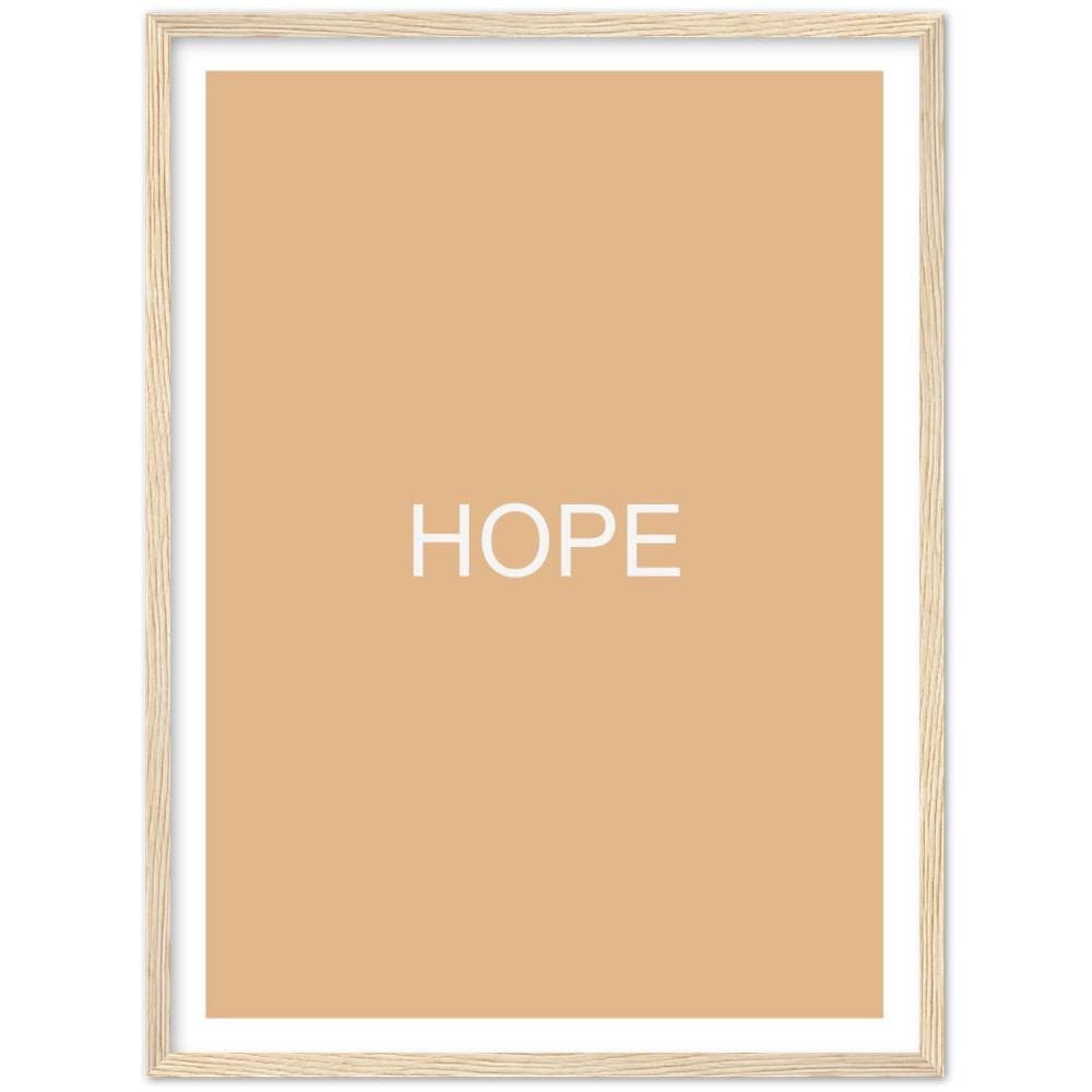 Color Block Poster: Color Burlywood Framed Art Print