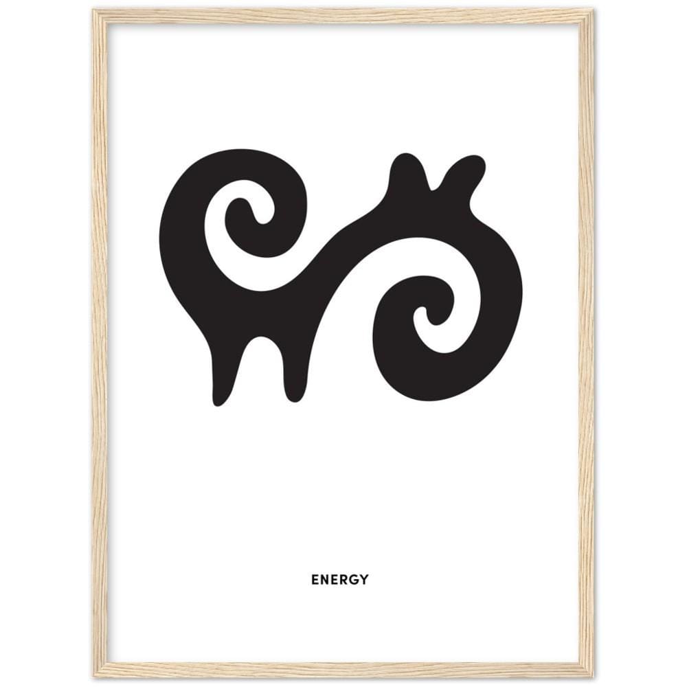 AHODEN Adinkra Symbol Framed Art Print