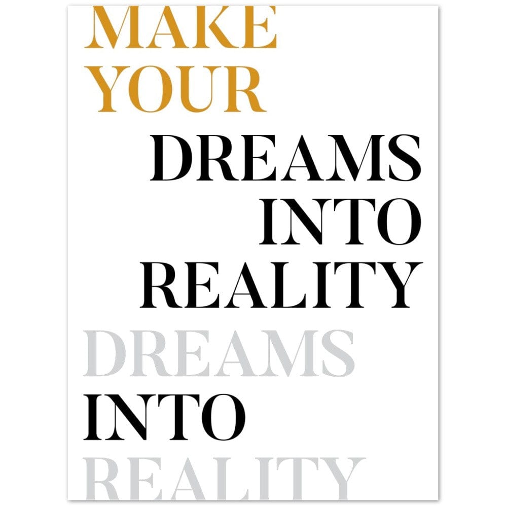 Dreams Into Reality Framed Art Print