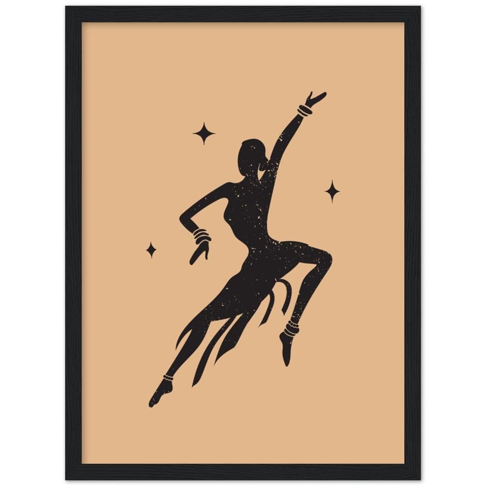 African Dancer Framed Art Print