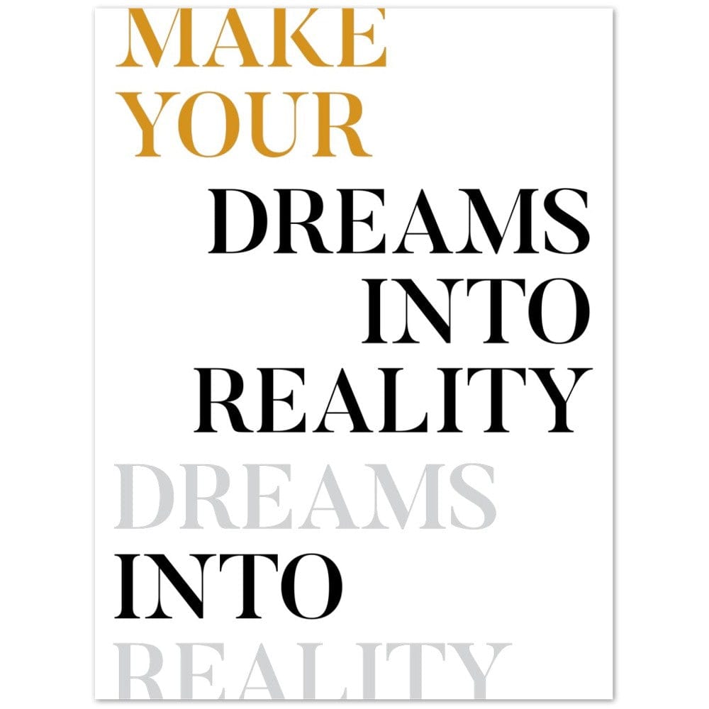 Dreams Into Reality Framed Art Print