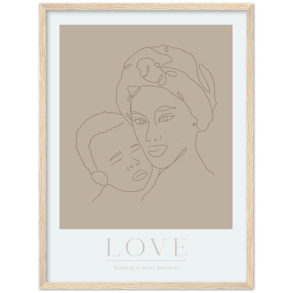 Love Is Precious Framed Art Print