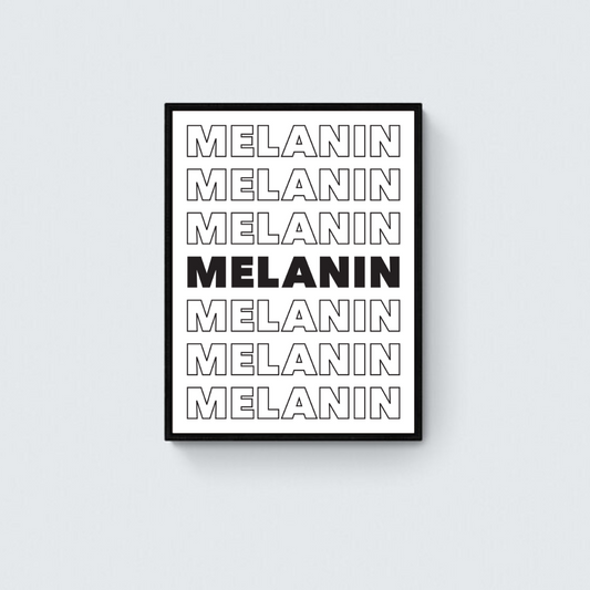 Melanin Framed Art Print