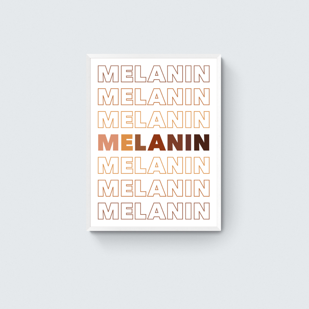 Melanin Multi-Color Framed Art Print