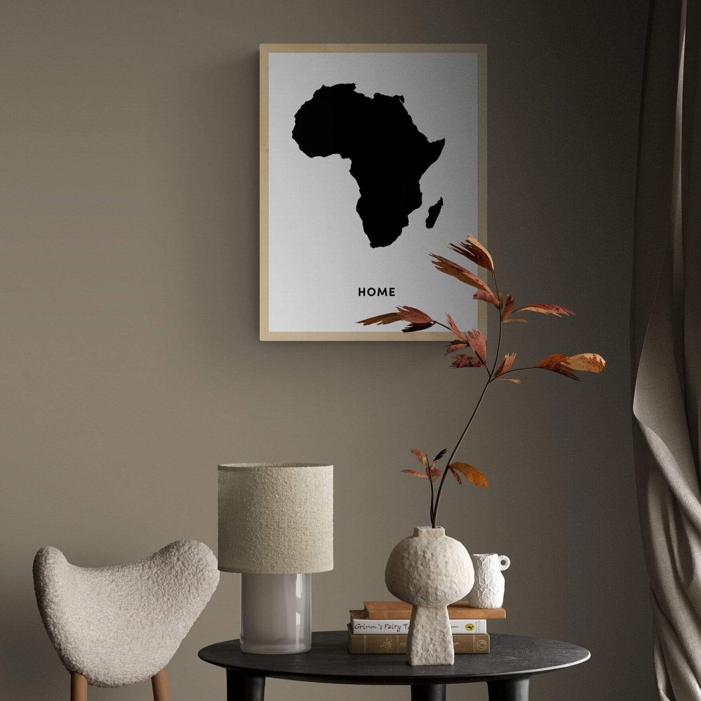 Africa Is Home Framed Art Print