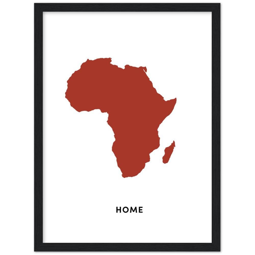 Africa Is Home Framed Art Print