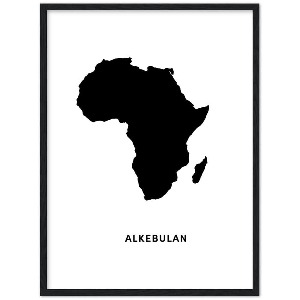 Africa's Original Name Framed Art Print