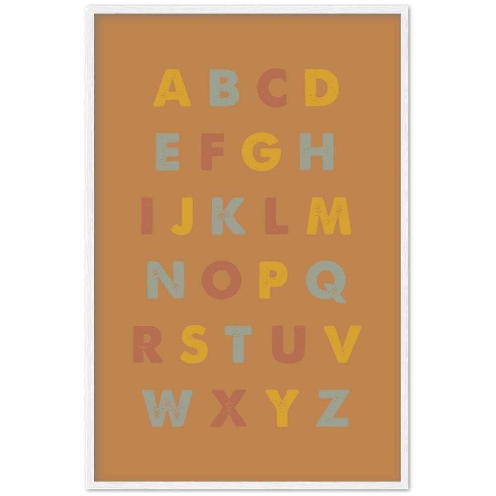 Alphabet Good Times Framed Art Print