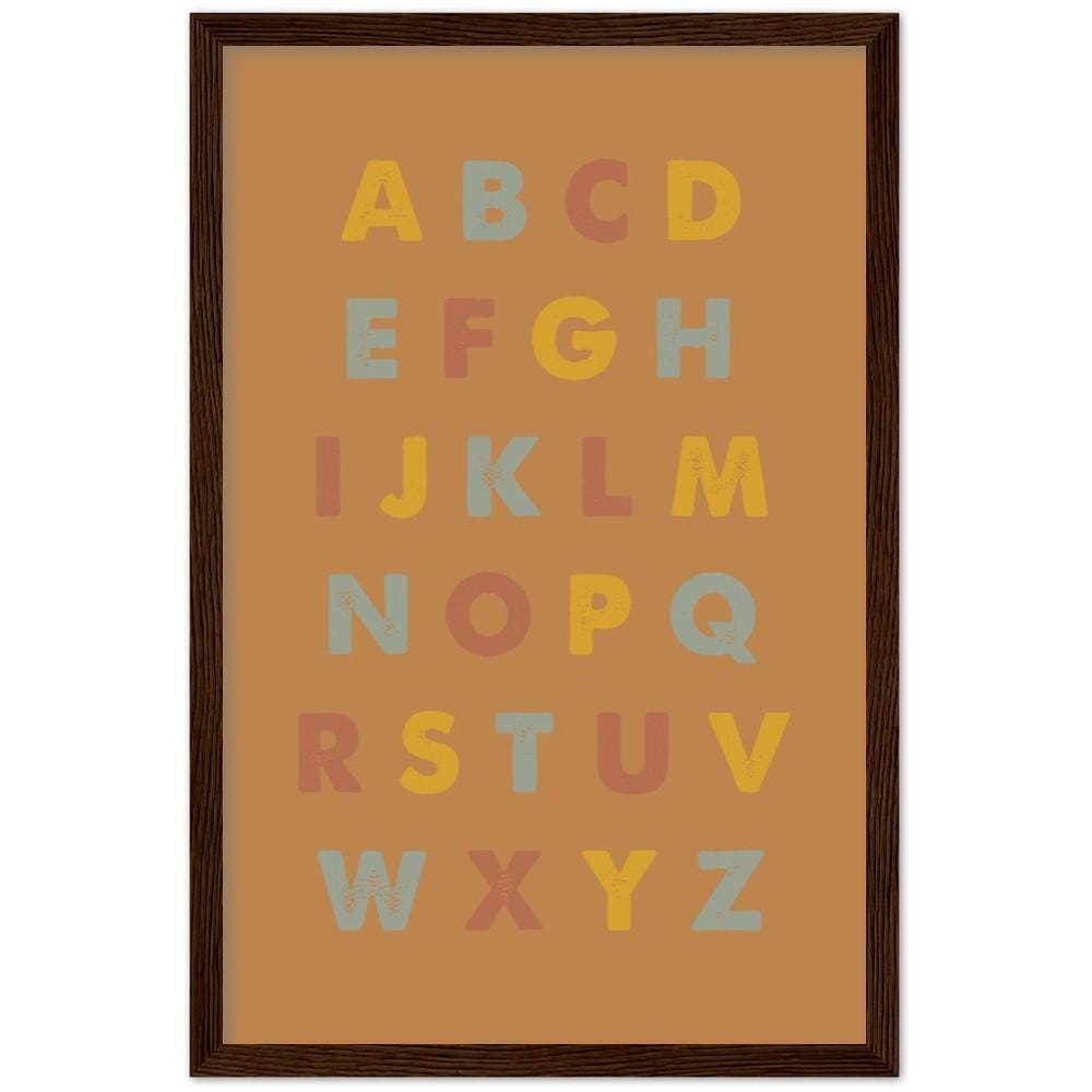 Alphabet Good Times Framed Art Print