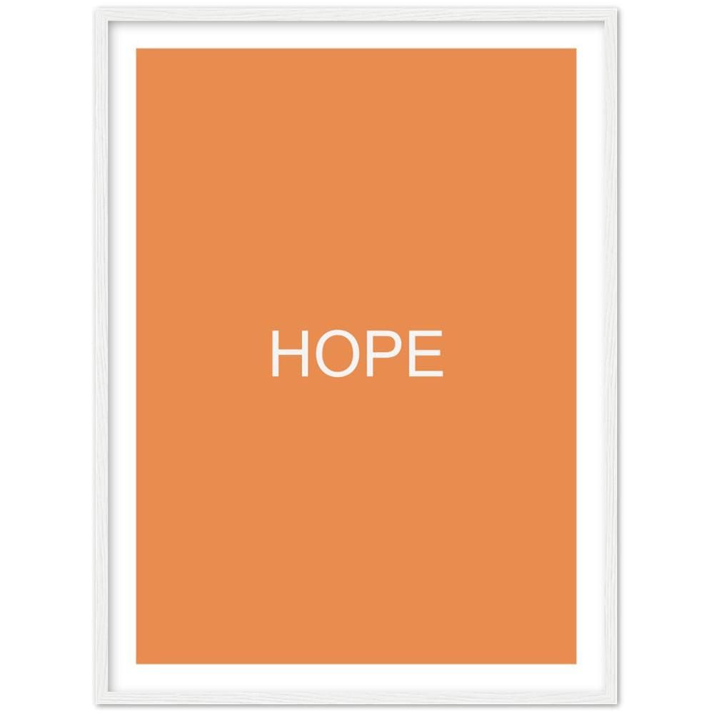 Color Block Poster: Color Persian Orange Framed Art Print