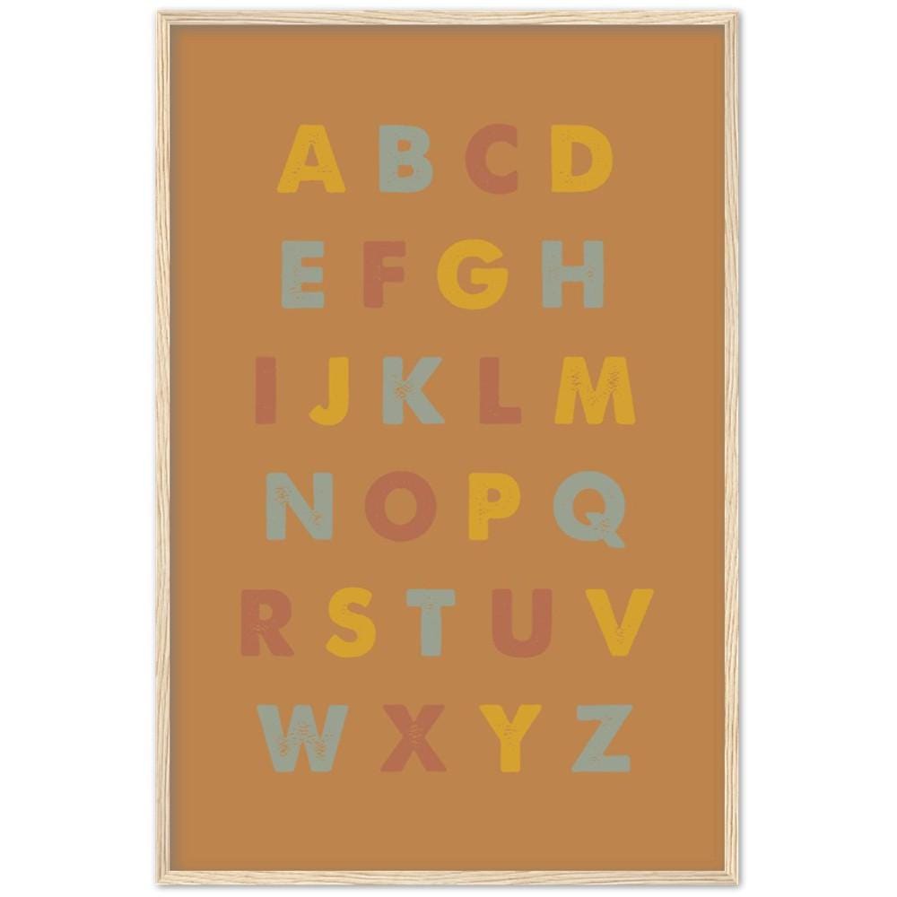 Alphabet Good Times Framed Art Print
