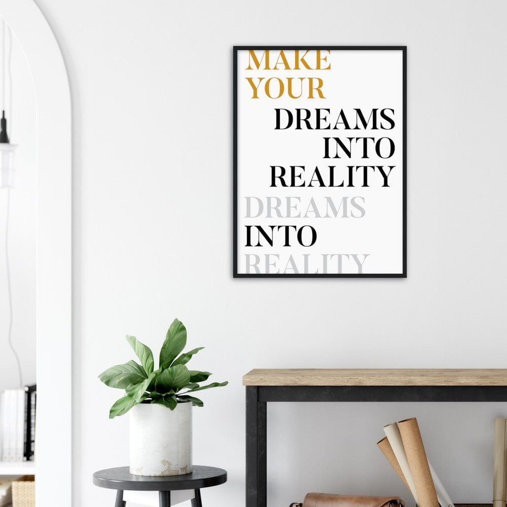 Dreams Into Reality Framed Art Print